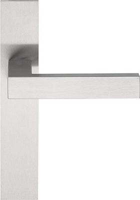 Formani Square LSQIVP236SFC deurkruk ongeveerd op schild blind - mat RVS