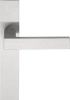 Formani Square LSQIVP236SFC deurkruk ongeveerd op schild blind - mat RVS - thumbnail