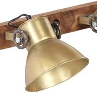 VidaXL Wandlamp industrieel e27 65x25 cm messingkleurig - thumbnail