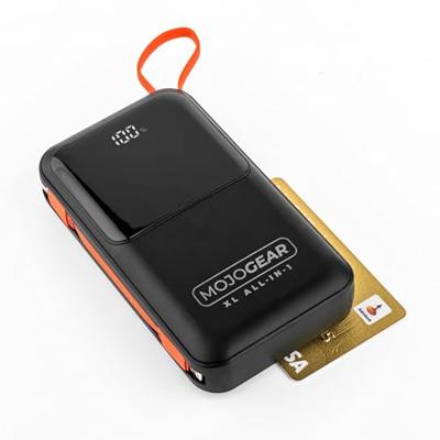 MOJOGEAR XL All-in-1 Powerbank 20.000 mAh met ingebouwde Lightning en USB-C kabels - thumbnail