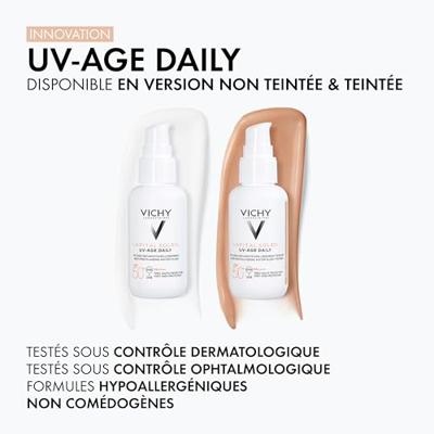 Vichy Capital Soleil Uv-Age Daily Getint Licht SPF50+ 40ml - thumbnail