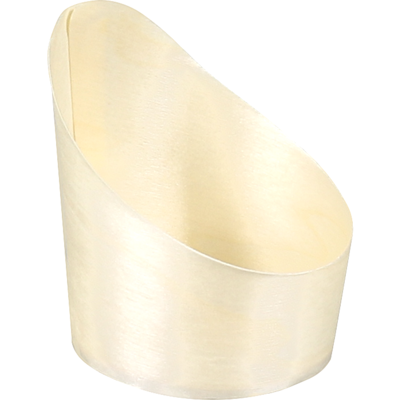 Cup | hout | Ø 60mm | 75mm | naturel | 1000 stuks