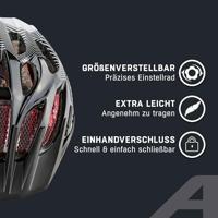 Olympic Sportswear Alpina sports kinderhelm fb jr. 2.0 50-55 zwart/wit/rood - thumbnail