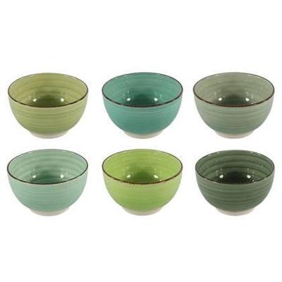 Cookinglife Soepkommen / kommen Delice Groen ø 14 cm - 6 stuks