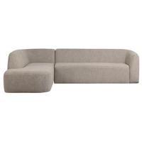 WOOOD Hoekbank 'Sloping' Links, kleur Naturel Melange - thumbnail