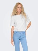 Only Onlmonja S/s Tee Jrs Noos 15320892 T-shirt Korte Mouw White - thumbnail