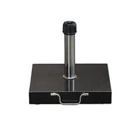 Garden Impressions Cosmo granieten voet 60K - black polished - thumbnail