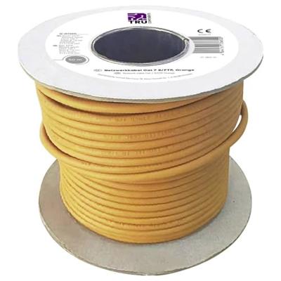 TRU COMPONENTS TC-7892844 Netwerkkabel CAT 7 S/FTP 4 x 2 x 0.24 mm² Oranje 50 m