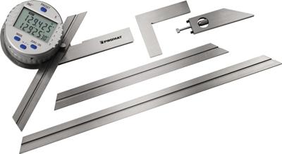 Promat/Tecwerk Hoekmeter | raillengte 150/300 mm | aflezing 0,008 graden 30 &apos; | digitaal - 4000858728