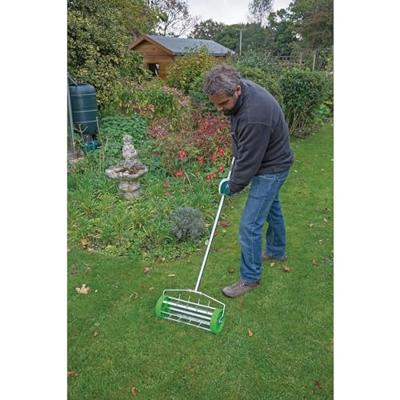 Draper Tools gazonbeluchter trommel rollend 450 mm groen