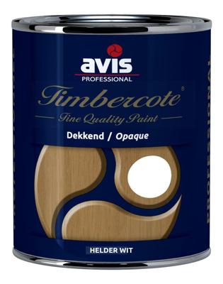 Avis Timbercote Dekkend - Helder Wit