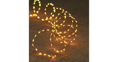 Kerstverlichting Batterijverlichting LED koper draad 132 LED / 2 meter classic Anna's collection - Annas collection