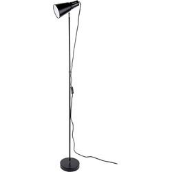 Leitmotiv Vloerlamp Mini Cone, Ijzer, Zwart