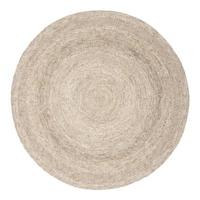 Interieur05 Wollen vloerkleed Rond Gapo Grijs|Bruin 250cm - thumbnail