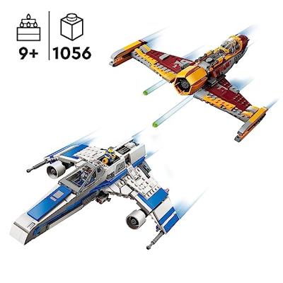 LEGO Star Wars New Republic E-Wing vs. Shin Hati's Starfighter 75364