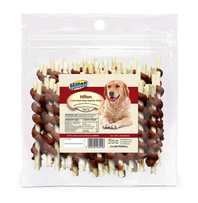 HILTON Rund- en Lamssticks - delicatesse voor honden - 500g