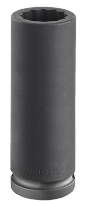 Facom lange impactdop s 30 mm 3/4 12 -kant - NKD.30L