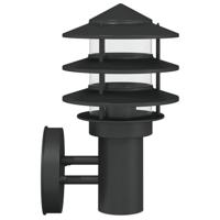 VidaXL Buitenwandlampen 2 st roestvrij staal zwart - thumbnail