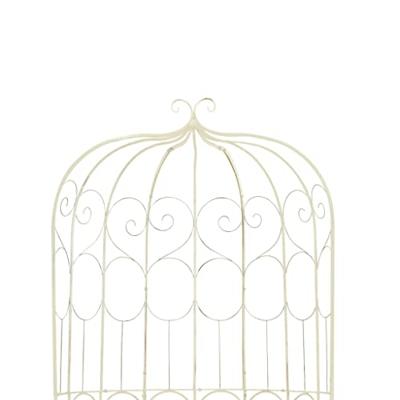 Tuinbank 95 cm ijzer antiekwit