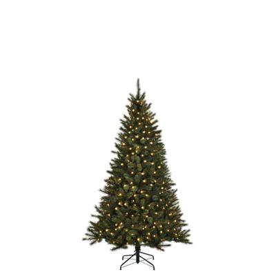 black box kunstkerstboom Toronto met ledverlichting h155 x d102cm
