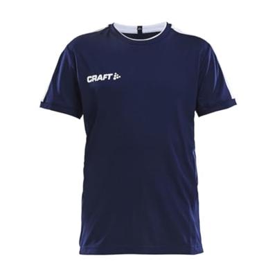 Craft 1905636 Progress Practise Tee JR - Navy/White - 122/128 Craft 1905636 Progress Practise Tee JR - Navy/White - 122/128
