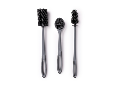 Nexxt 3-delige Afwasborstelset - Voor Glazen, Potten en Pannen