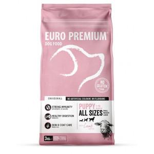 Euro Premium Puppy w/Lamb & Rice hondenvoer 12 kg Euro Premium Puppy w/Lamb & Rice hondenvoer 12 kg