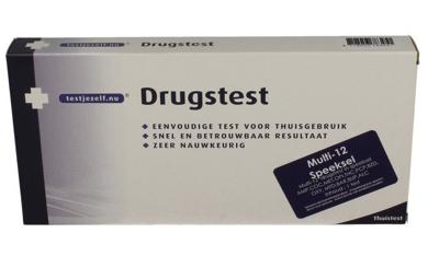 Testjezelf.nu Multidrugtest 12 speeksel 1 Stuks