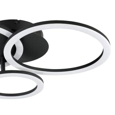 Eglo PlafondlampZigbee Parrapos-Z 54,5x44,5cm zwart - 900321