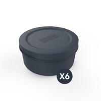 ZiiPa Pizzadeeg doos - ø 16 cm / 250 gram - Leisteen - 6 stuks - thumbnail