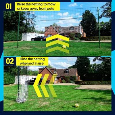 Open Goaaal Standard voetbaldoel, rebounder & backstop - 3 in 1 - 270 x 160 cm