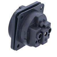 AS Schwabe 45081 Stopcontact (inbouw) Zwart - thumbnail