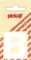 Plakletter Helvetica 40 mm Sticker witte letter B Pickup - Pickup - thumbnail