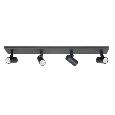 Highlight Zwarte opbouwspotPiccolo 4-lichts - S7444.01