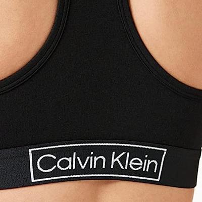 Calvin Klein Bralette dames - Zwart - Stevige Katoenen Bh topje - Racerback bralette