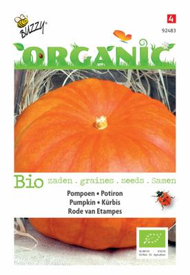 Zaden Organic Pompoen Rode van Etampes (BIO) Buzzy - Buzzy Zaden Organic Pompoen Rode van Etampes (BIO) Buzzy - Buzzy