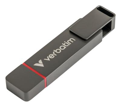 Verbatim Dual QuickStick USB-stick Retail 512 GB Zilver 32042 USB-C 3.2 Gen 1, USB-A 3.2 Gen 1 Verbatim Dual QuickStick USB-stick Retail 512 GB Zilver 32042 USB-C 3.2 Gen 1, USB-A 3.2 Gen 1
