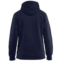 Blåkläder Dames hoodie met rits 33951048 | Marineblauw | Maat XS - 7330509542811 - thumbnail