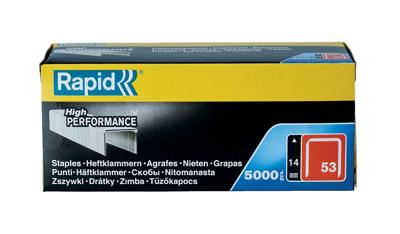 Rapid Nr. 53 dundraadnieten 14 mm, 5.000 stuks - 11860410 - 11860410 Rapid Nr. 53 dundraadnieten 14 mm, 5.000 stuks - 11860410 - 11860410