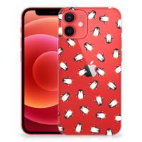 TPU bumper voor iPhone 12 Mini Pinguïn - thumbnail