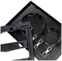 Geberit Sigma 20 bedieningspaneel glans zwart/chroom voor Sigma reservoirs 8cm (UP720) en 12cm (UP320) - thumbnail