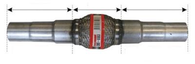 Bosal Flexible pipe, exhaust, b d=45/48/55mm,l=150/100mm