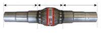 Bosal Flexible pipe, exhaust, b d=45/48/55mm,l=150/100mm - thumbnail