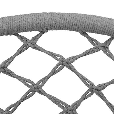 VidaXL Hangstoel 80 cm grijs