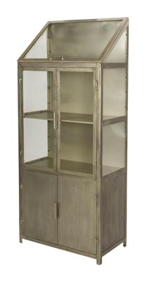 Dutchbone Vitrinekast 'Monviso' 151 x 64cm, kleur Goud