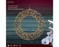Kerstkrans Metaal 500 LED Ø38cm - thumbnail