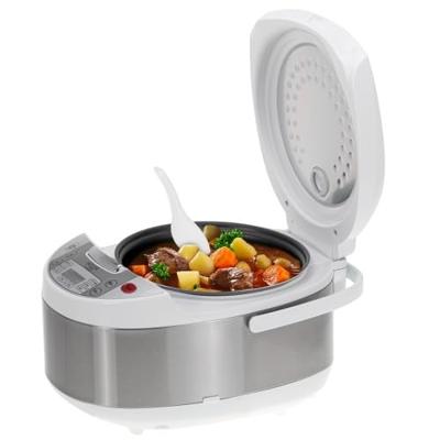 Adler AD 6420 Multicooker 6 in 1 - 3,25 l zilver, wit