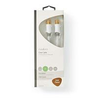 Satelliet- & Antennekabel | F Male Quick - F Male Quick | 10,0 m | Wit - thumbnail