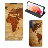 Samsung Galaxy S21 | Book Cover | Wereldkaart - thumbnail
