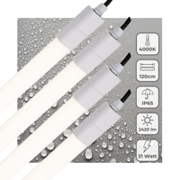 4 PACK - LED&apos;s Light LED TL verlichting compleet 120 cm - Geschikt voor buiten en binnen - 2420 lm - thumbnail